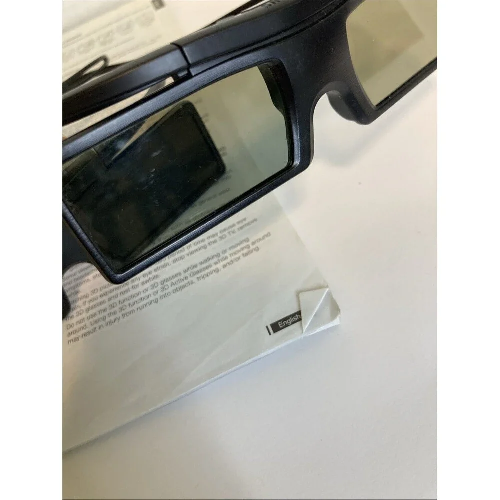 Samsung 3D Active Glasses Model SSG-4100GB Lot of 2 Pairs Smart TV Home Use